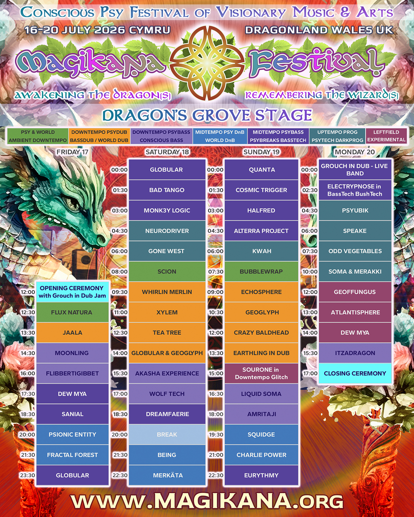 magikana-2026-dragons-grove-set-times-website Magikana 2026 Dragon's Grove Lineup