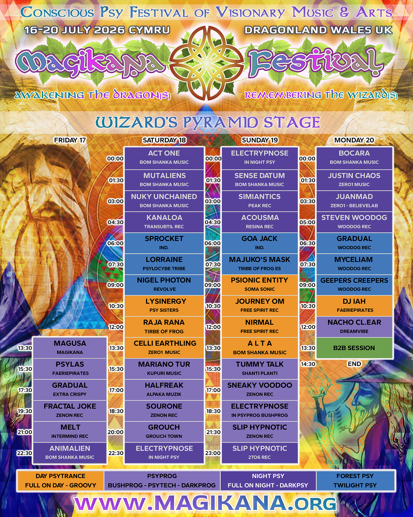 Magikana 2026 Dragon's Grove Lineup